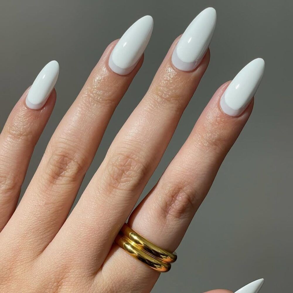 Reverse French Manicure