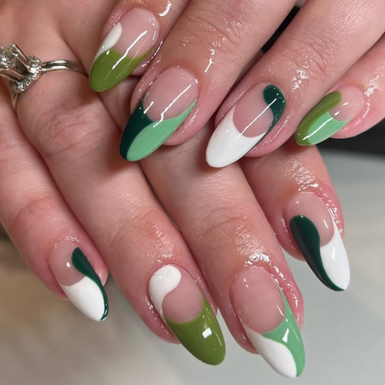 Abstract Green French