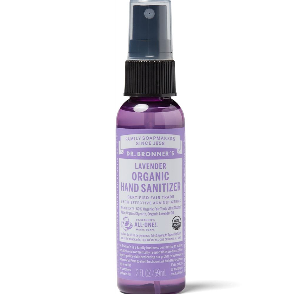 Dr. Bronner's Organic Hand Sanitizer Spray Lavender ($6)