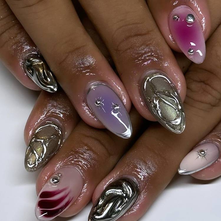 Silver accents