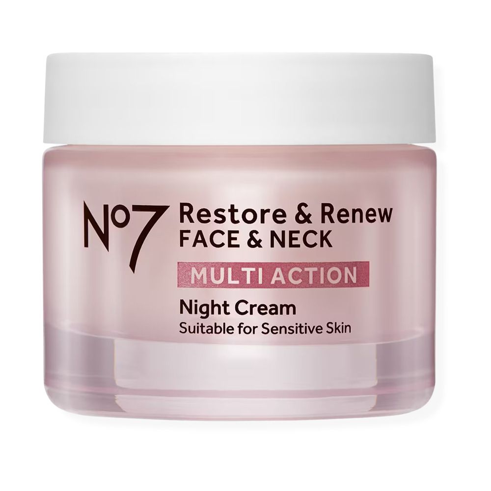No7 Restore & Renew Face & Neck Multi Action Night Cream ($33)