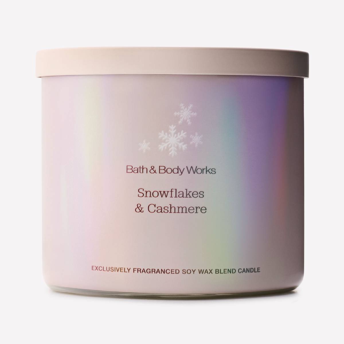 Bath & Body Works Snowflakes and Cashmere candle