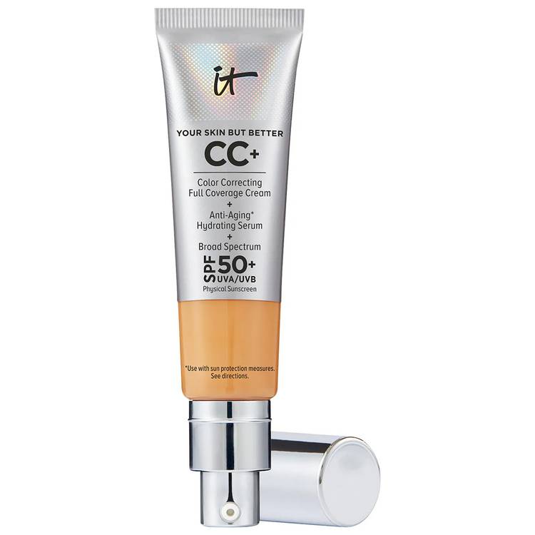 IT Cosmetics CC+ Cream Full-Coverage Foundation With SPF 50, Color Corrector & Anti-Aging Serum ($47, $28)