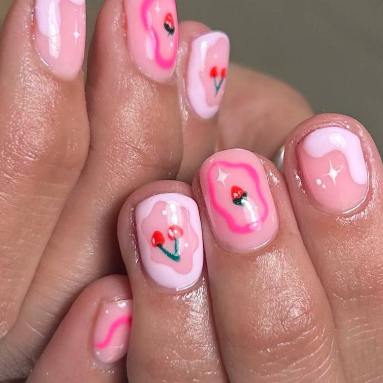 Cherries and Strawberries