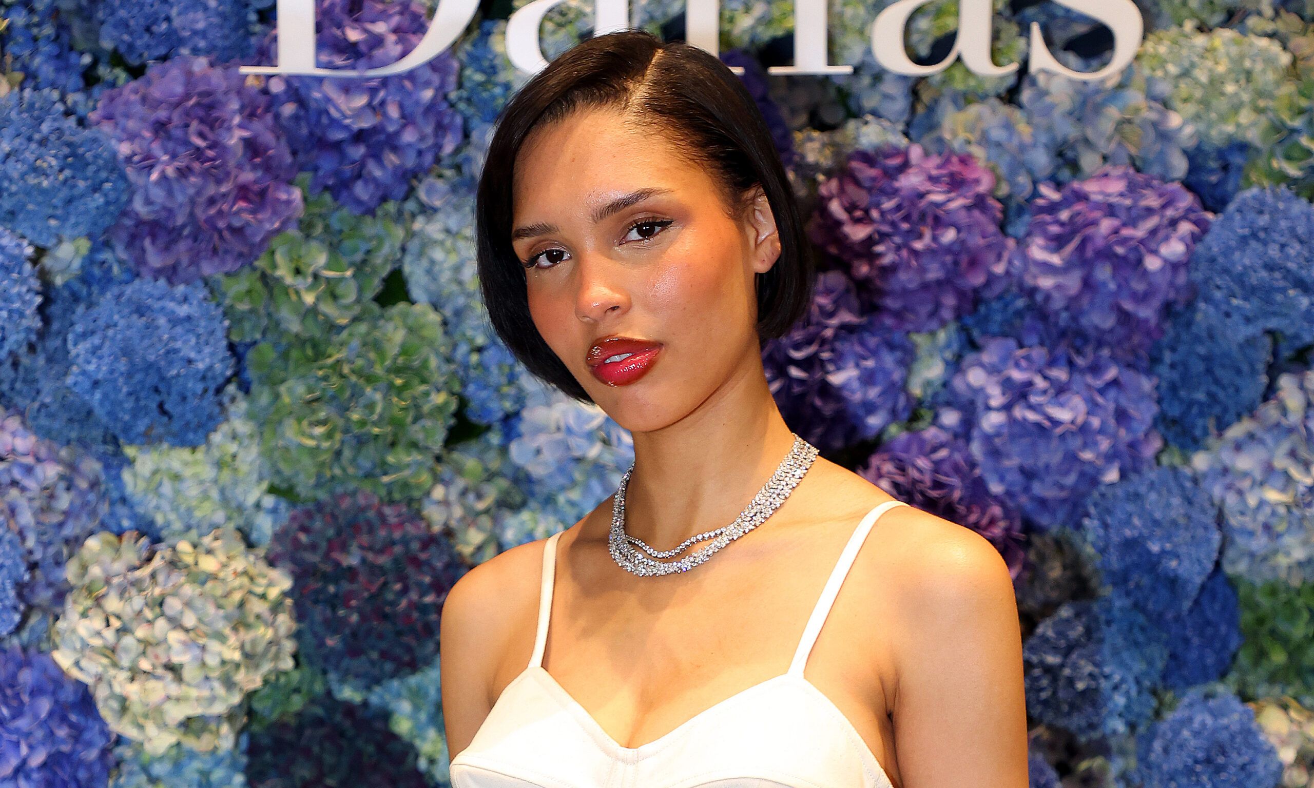 Nara Smith attends the Tiffany &amp; Co. Dallas Opening Celebration on October 17, 2024 in Dallas, Texas.