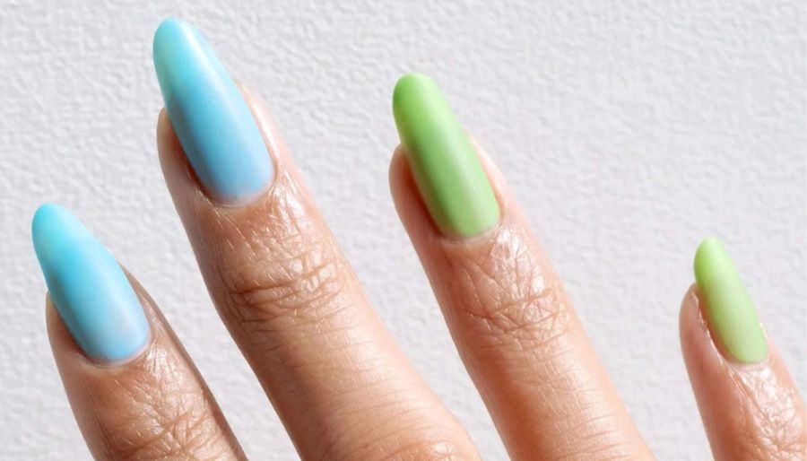 sea glass nails