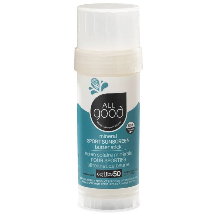 All Good Mineral Sport Sunscreen Butter Stick SPF 50