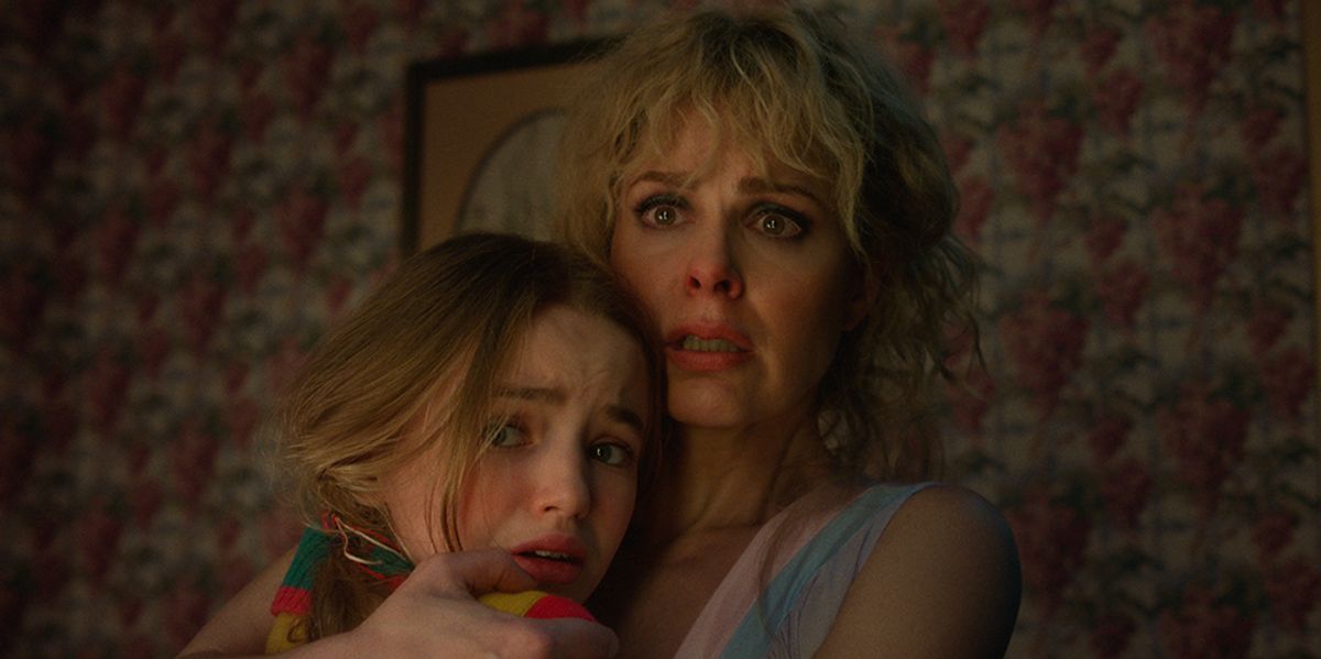 STRANGER THINGS. (L to R) Nell Fisher as Holly Wheeler and Cara Buono as Karen Wheeler in STRANGER THINGS. Cr. Courtesy of Netflix © 2025