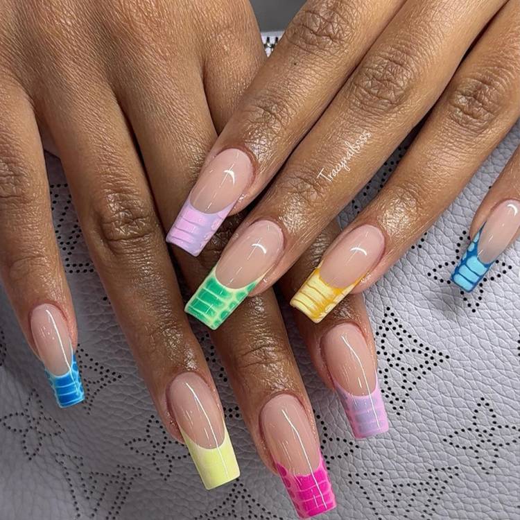 Croc French Manicure