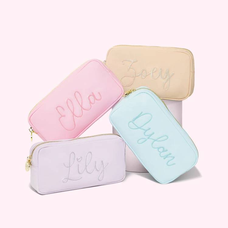 Stoney Clover Lane Custom Embroidered Small Pouch