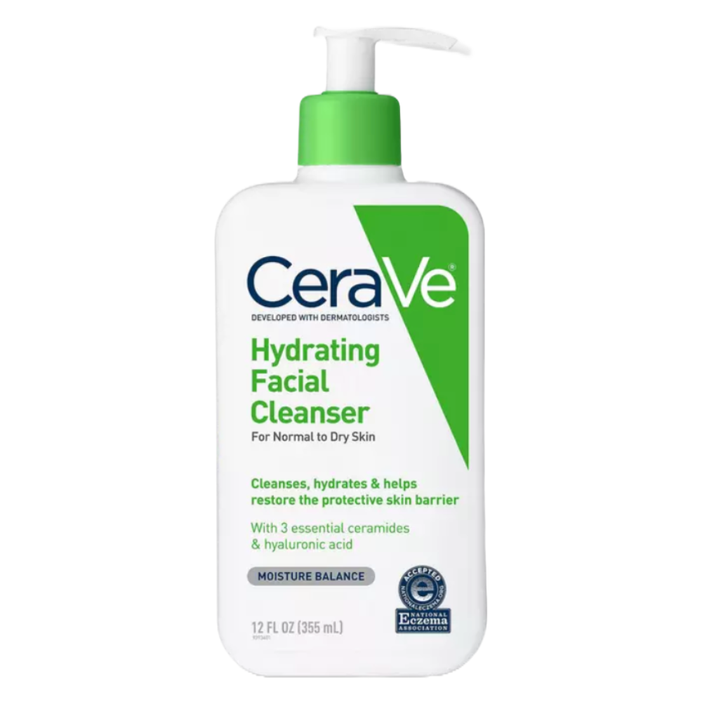 CeraVe Hydrating Facial Cleanser ($18)