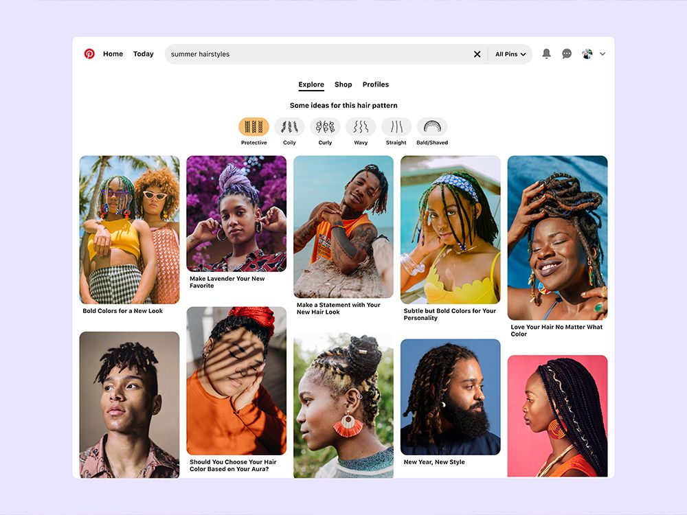 Everything to Know About Pinterest’s First-of-Its-Kind Search Tool for Diverse Hair Patterns