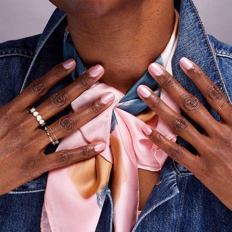 Shimmery pastels