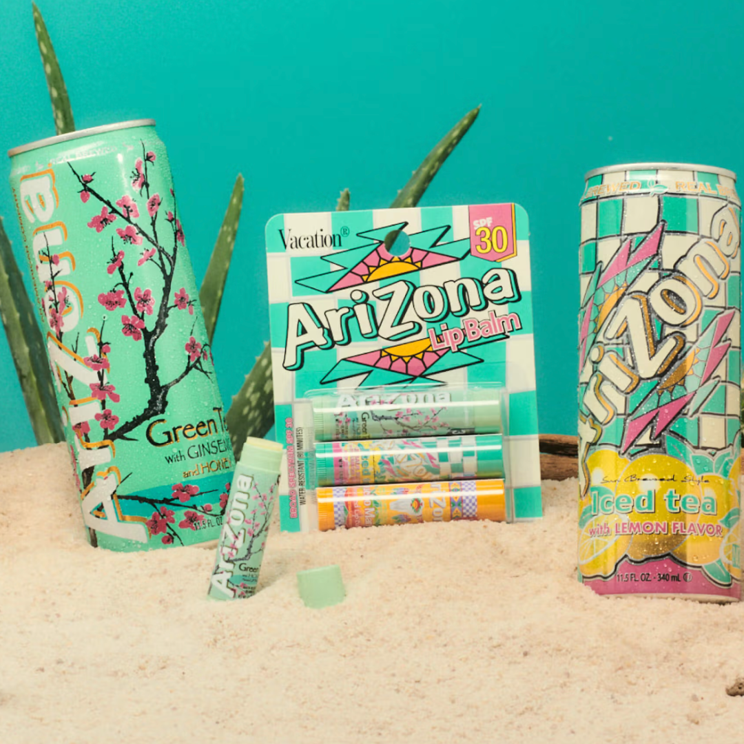 Vacation x AriZona Iced Tea SPF 30 Lip Balms 3-Pack ($12)