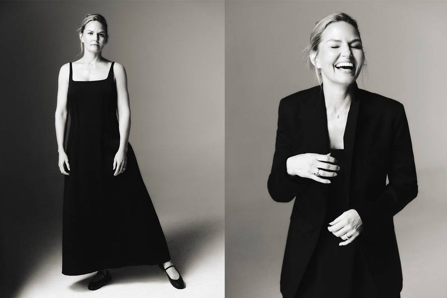 black and white images of Jennifer Morrison