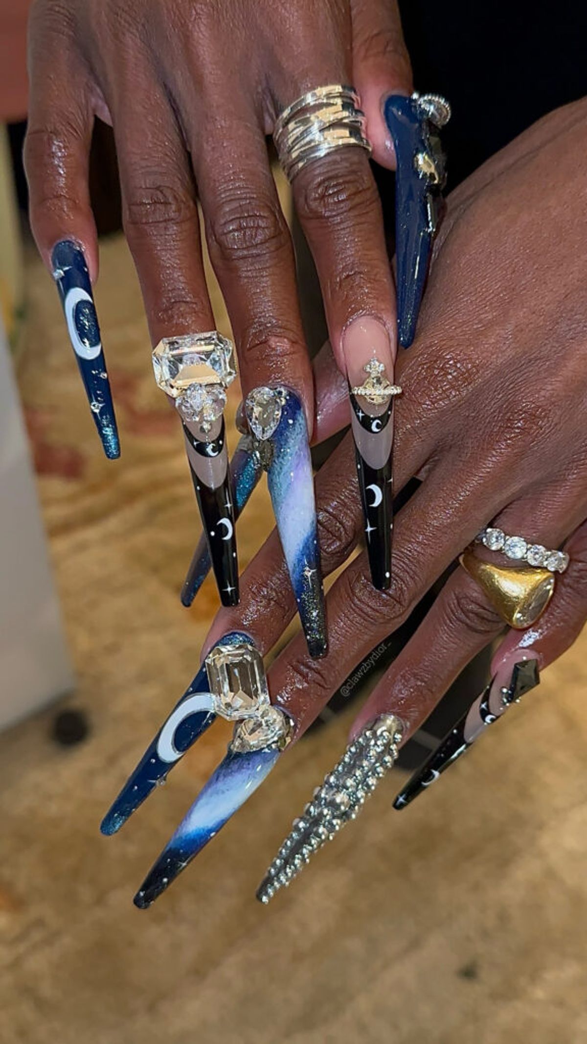 cynthia erivo's grammy nails by IG: @clawzbydior_