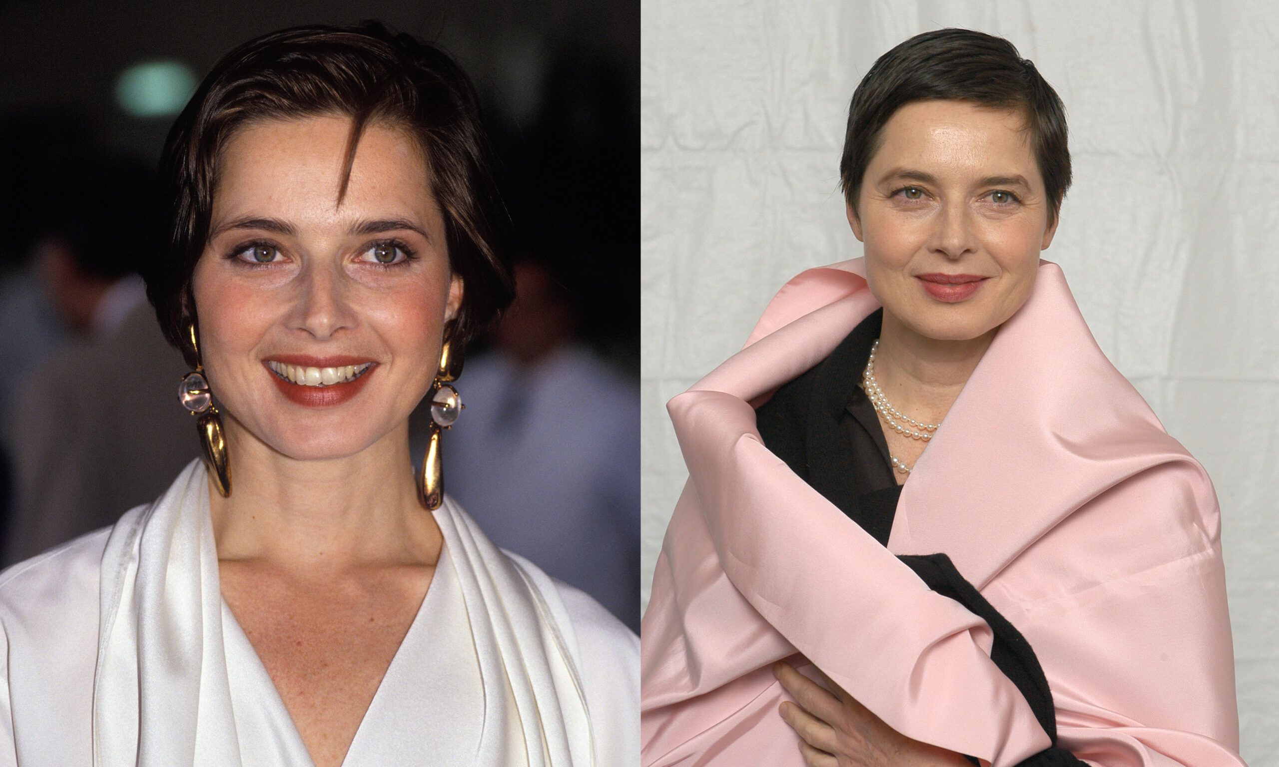 isabella rossellini side-by-side images