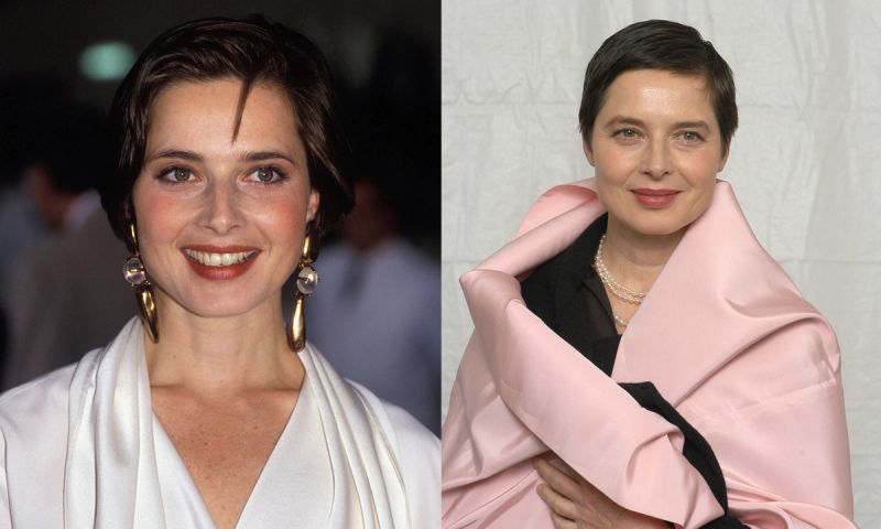 isabella rossellini side-by-side images