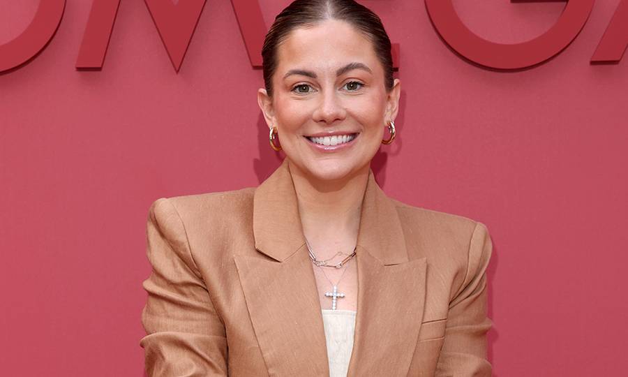 PARIS, FRANCE - AUGUST 04: Shawn Johnson East attends Omega House Paris 2024 on August 04, 2024 in Paris, France.