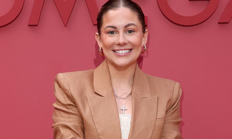 PARIS, FRANCE - AUGUST 04: Shawn Johnson East attends Omega House Paris 2024 on August 04, 2024 in Paris, France.