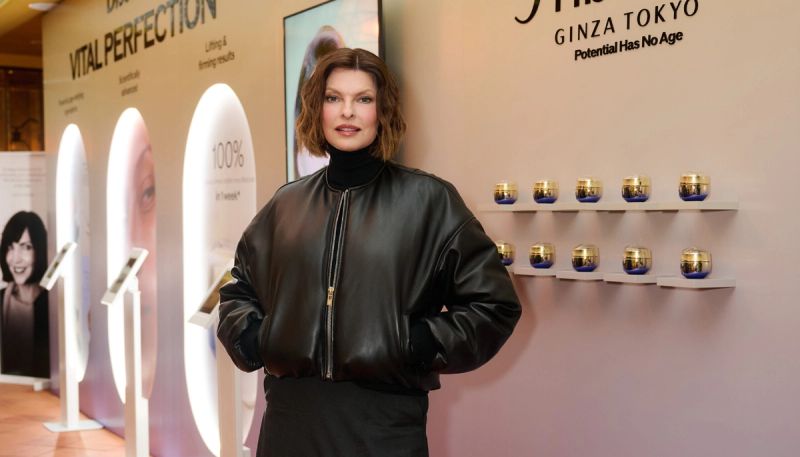 linda evangelista during the shiseido potential has no age summit
