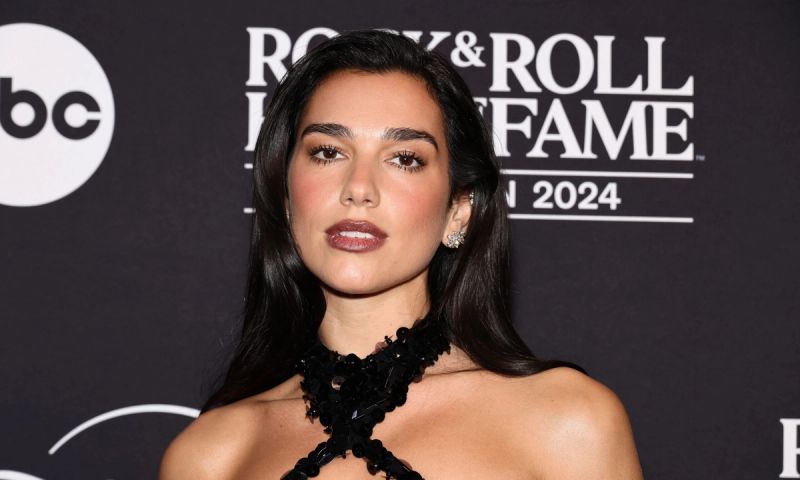 Dua Lipa attends the 2024 Rock &amp; Roll Hall Of Fame Induction Ceremony streaming on Disney+ at Rocket Mortgage Fieldhouse on October 19, 2024 in Cleveland, Ohio.