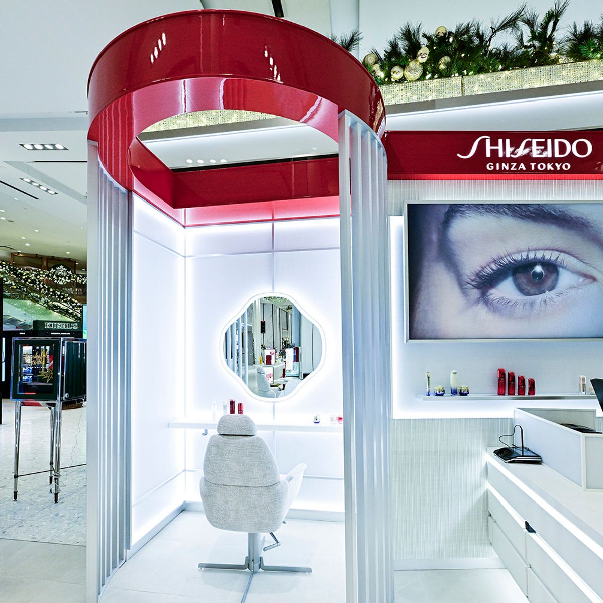 NEW YORK, NEW YORK - NOVEMBER 13: A general view inside the beauty renovation at Macy's Herald Square on November 13, 2025 in New York City.