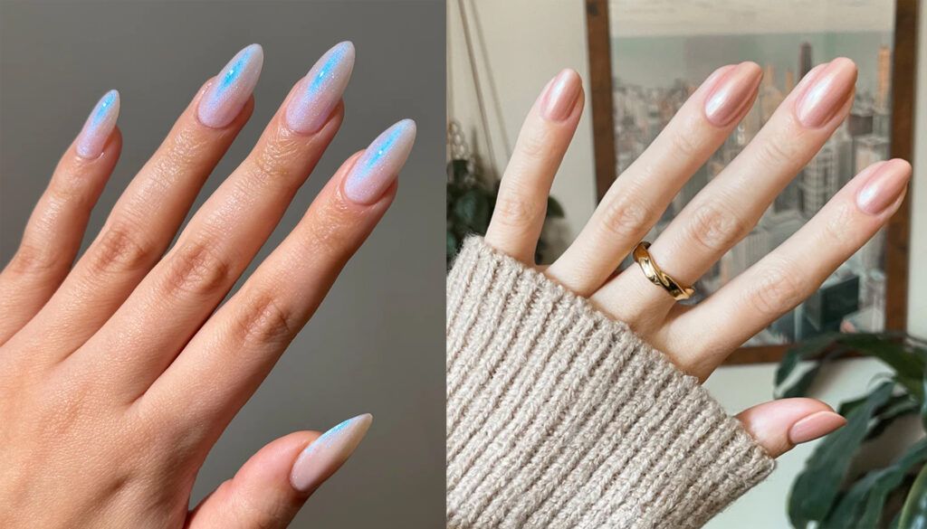 iridescent nails