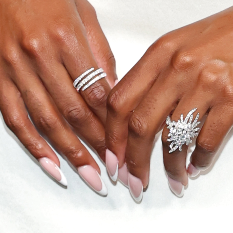 Ciara Miller's 2026 Emmys French manicure