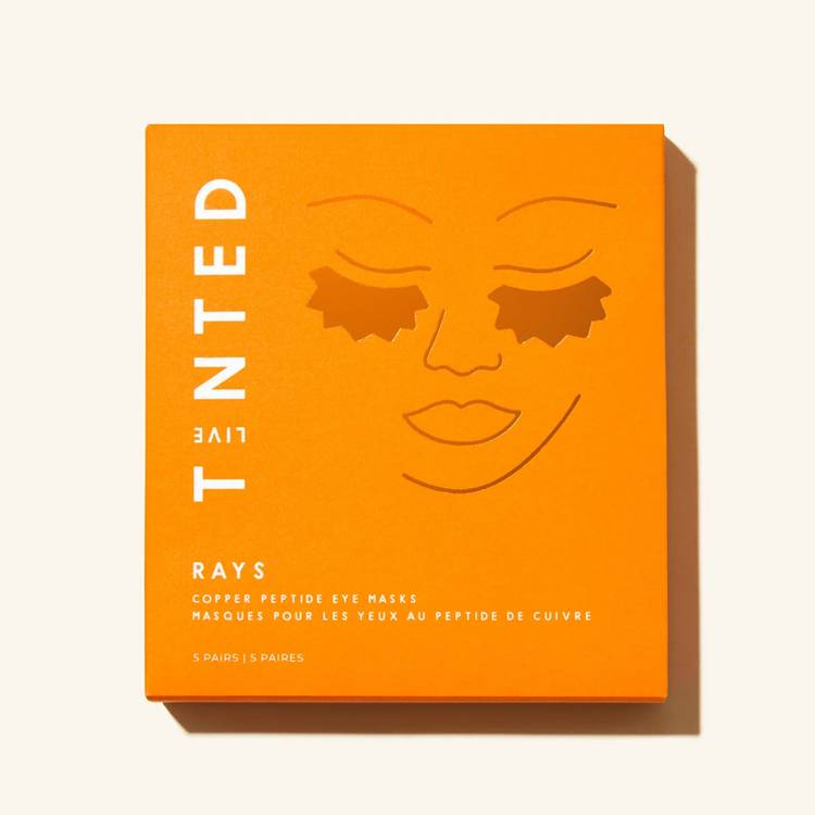 Live Tinted Rays Copper Peptide Eye Masks ($22 for five pairs)