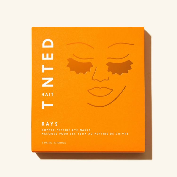 Live Tinted Rays Copper Peptide Eye Masks ($22 for five pairs)