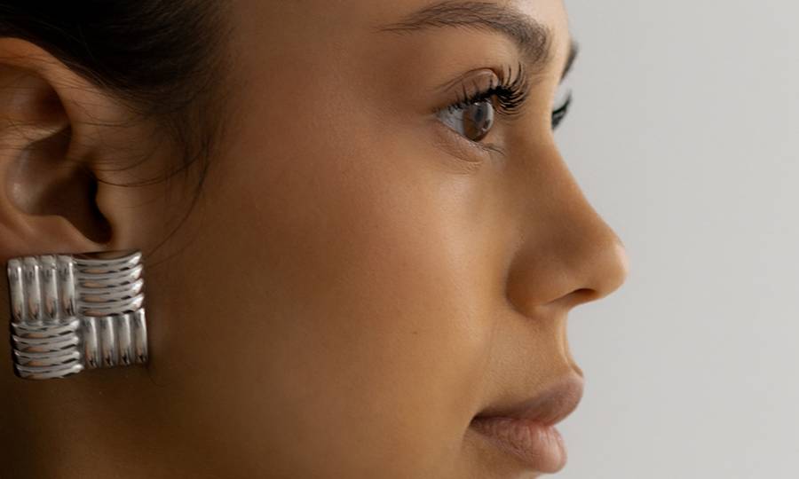 woman side profile