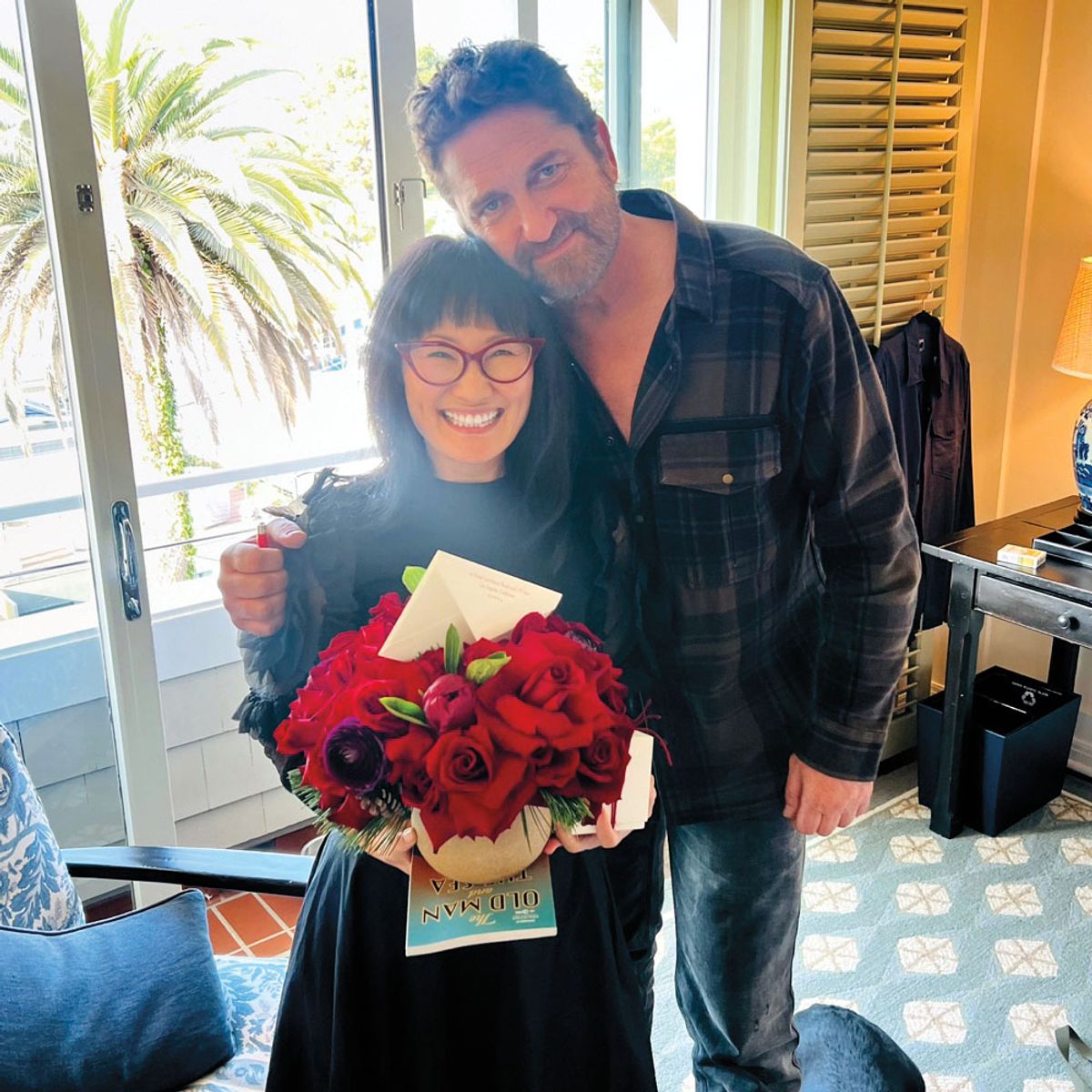 Gerard Butler and Sonia Lee