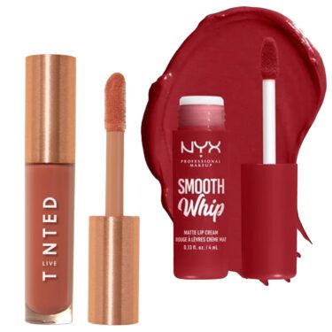 Live Tinted and NYX lip products