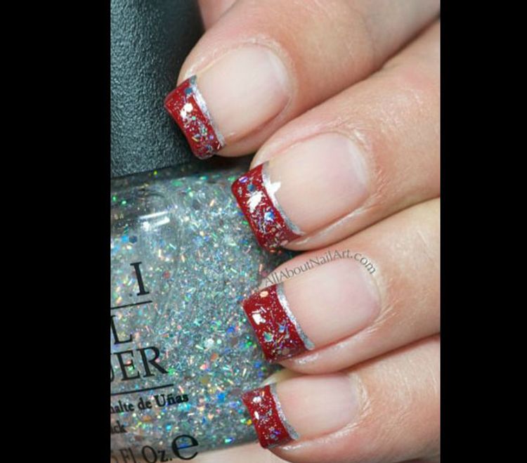 Red, Sparkling Tips
