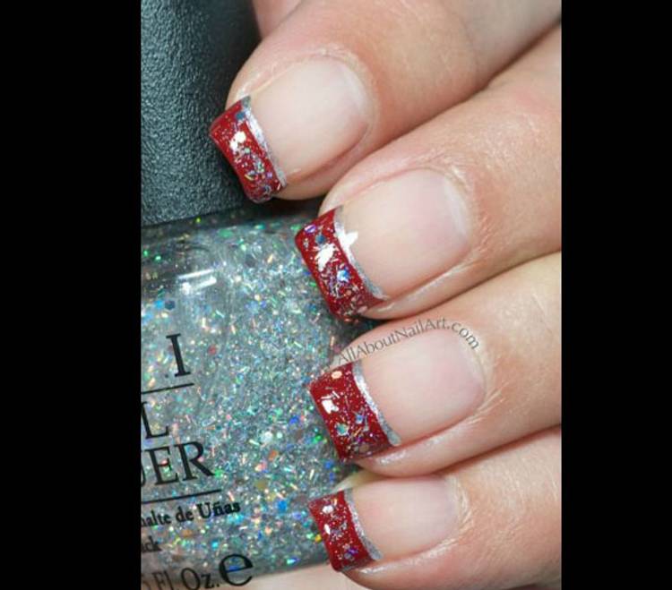 Red, Sparkling Tips