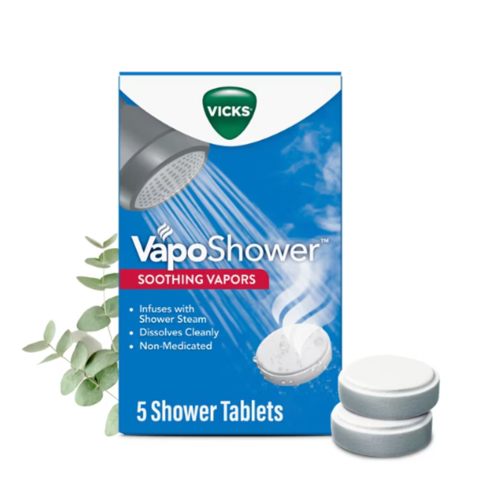Vicks VapoShower Soothing Vapors Tablets ($13)