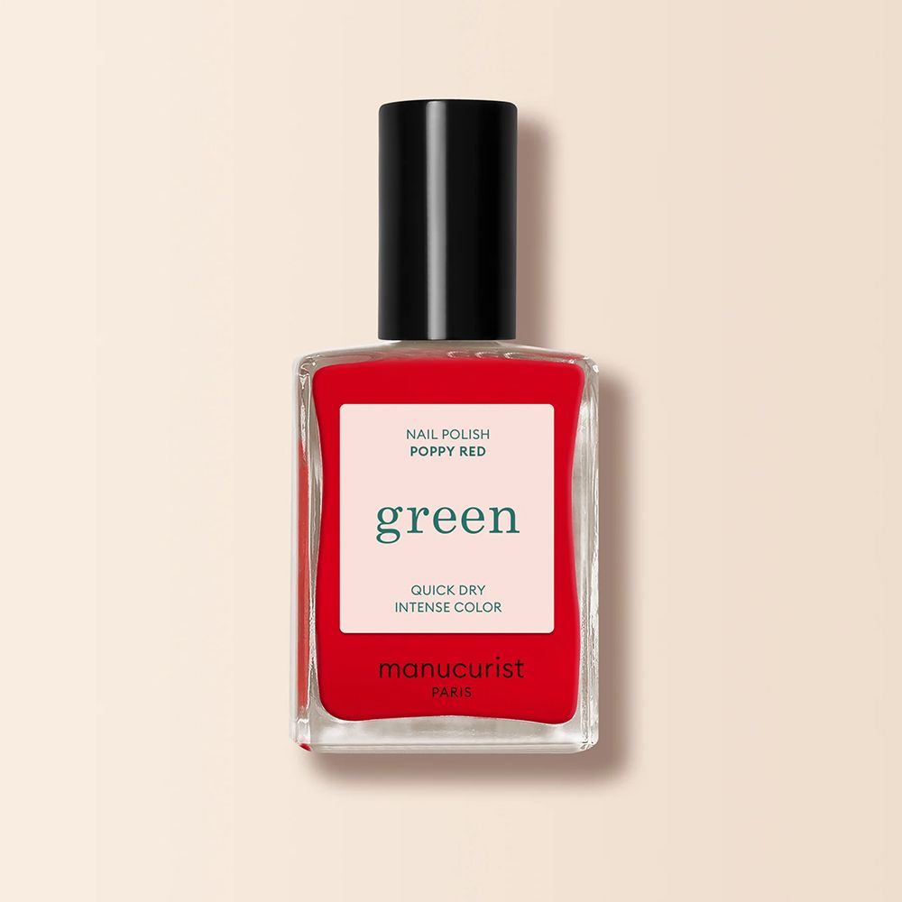 Manucurist Green Nail Polish in Poppy Red ($14)