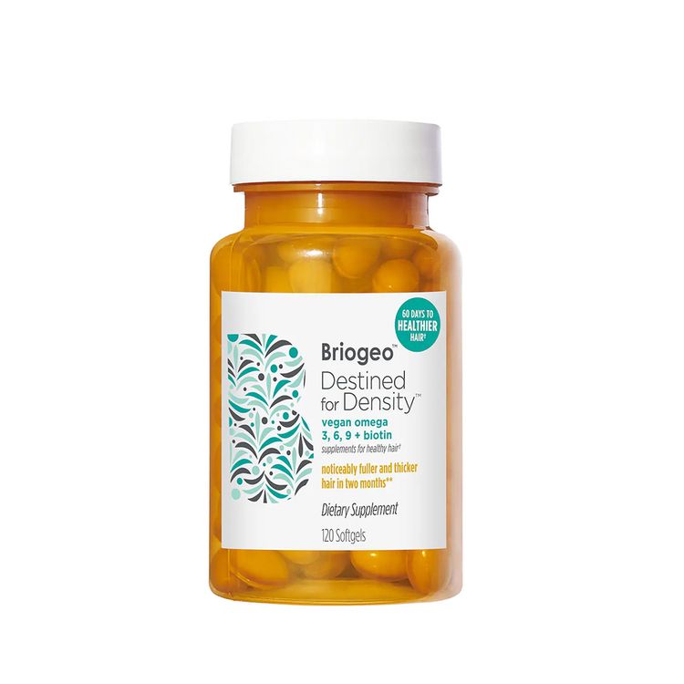 Briogeo Destined for Density Vegan Omega 3, 6, 9 + Biotin Supplements for Healthy Hair ($60)