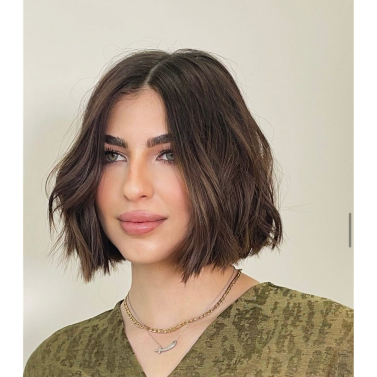 Middle Part Bob