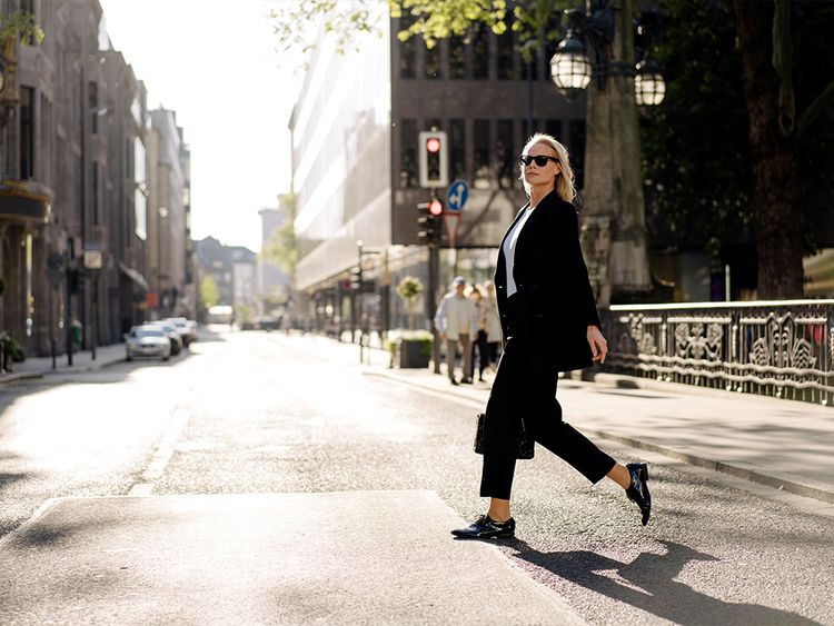 Go outside shortly after waking up