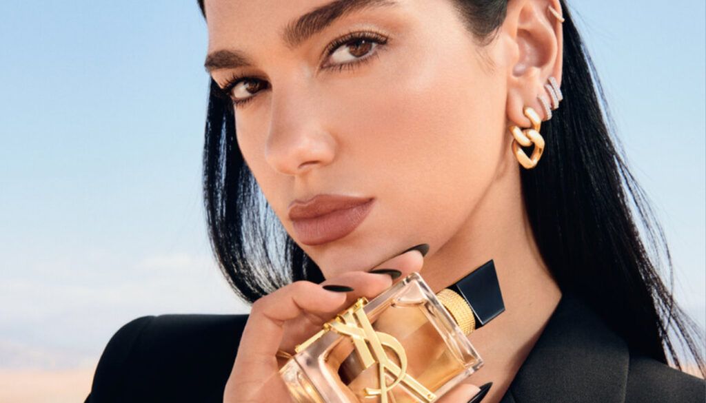 YSL libre with dua lipa