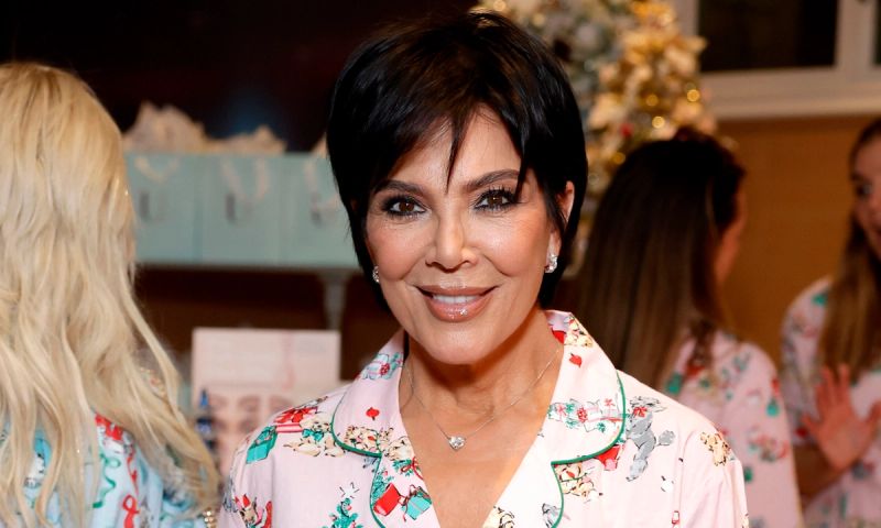 Kris Jenner attends Kathy and Nicky Hilton's Annual Holiday Printfresh Pajama Launch Party Benefitting Animal Haven and Camp Cocker Rescue on November 18, 2024 in Los Angeles, California.