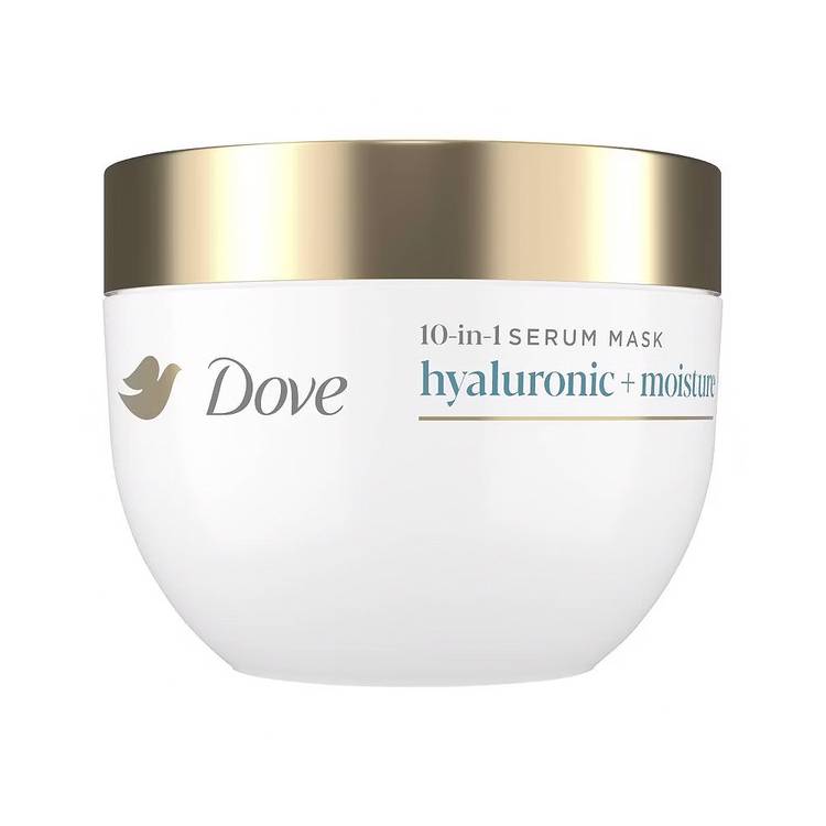 Dove 10-in-1 Hydrating Hair Mask with Hyaluronic Moisture ($10)