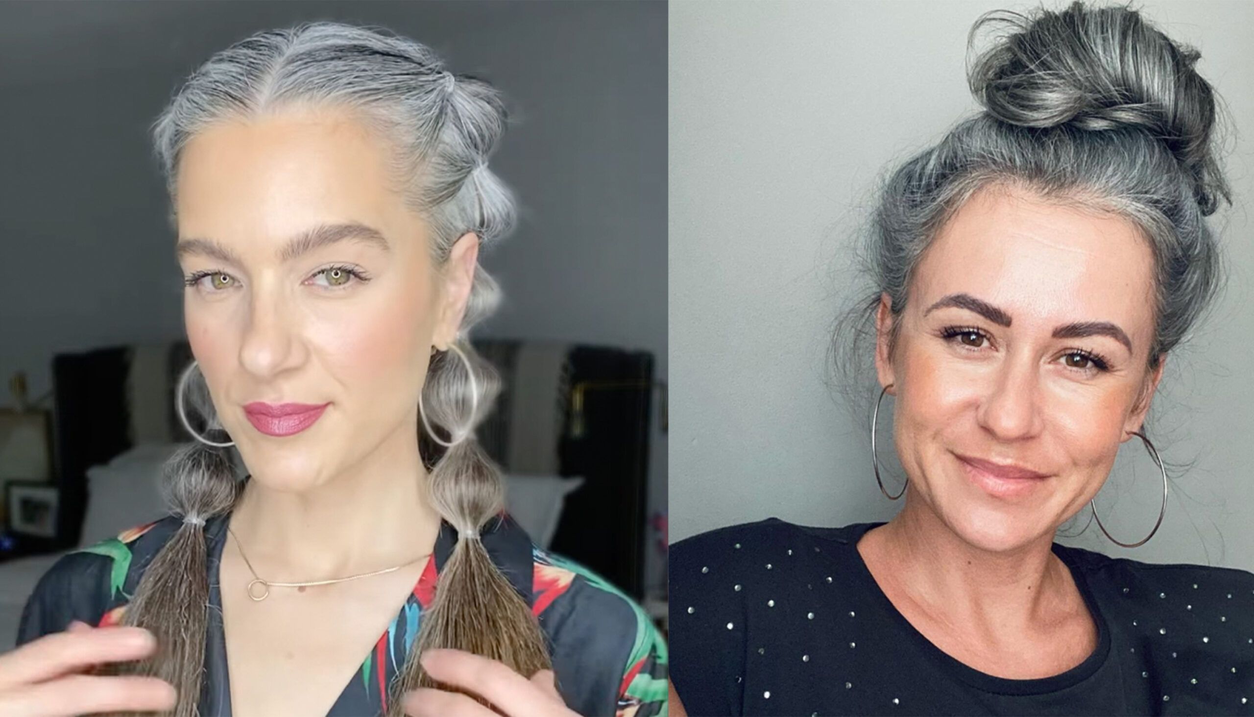 hairstyles for gray hair