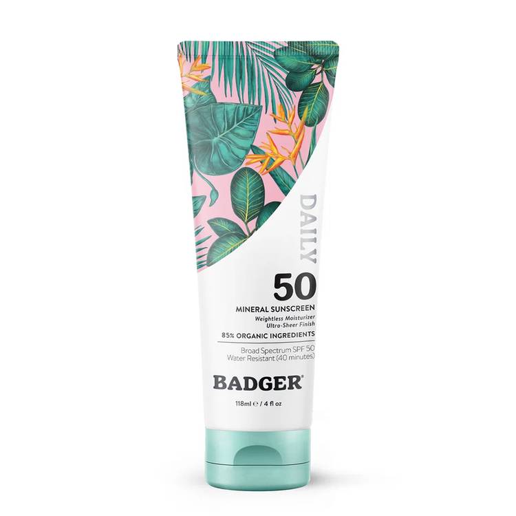 Badger SPF 50 Daily Mineral Sunscreen