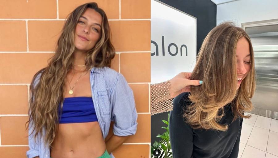 midsummer beachy brunette hair
