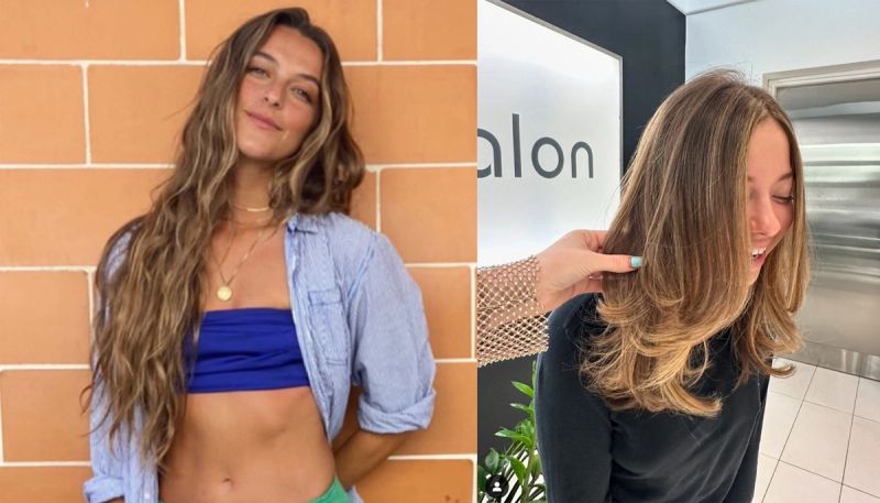 midsummer beachy brunette hair