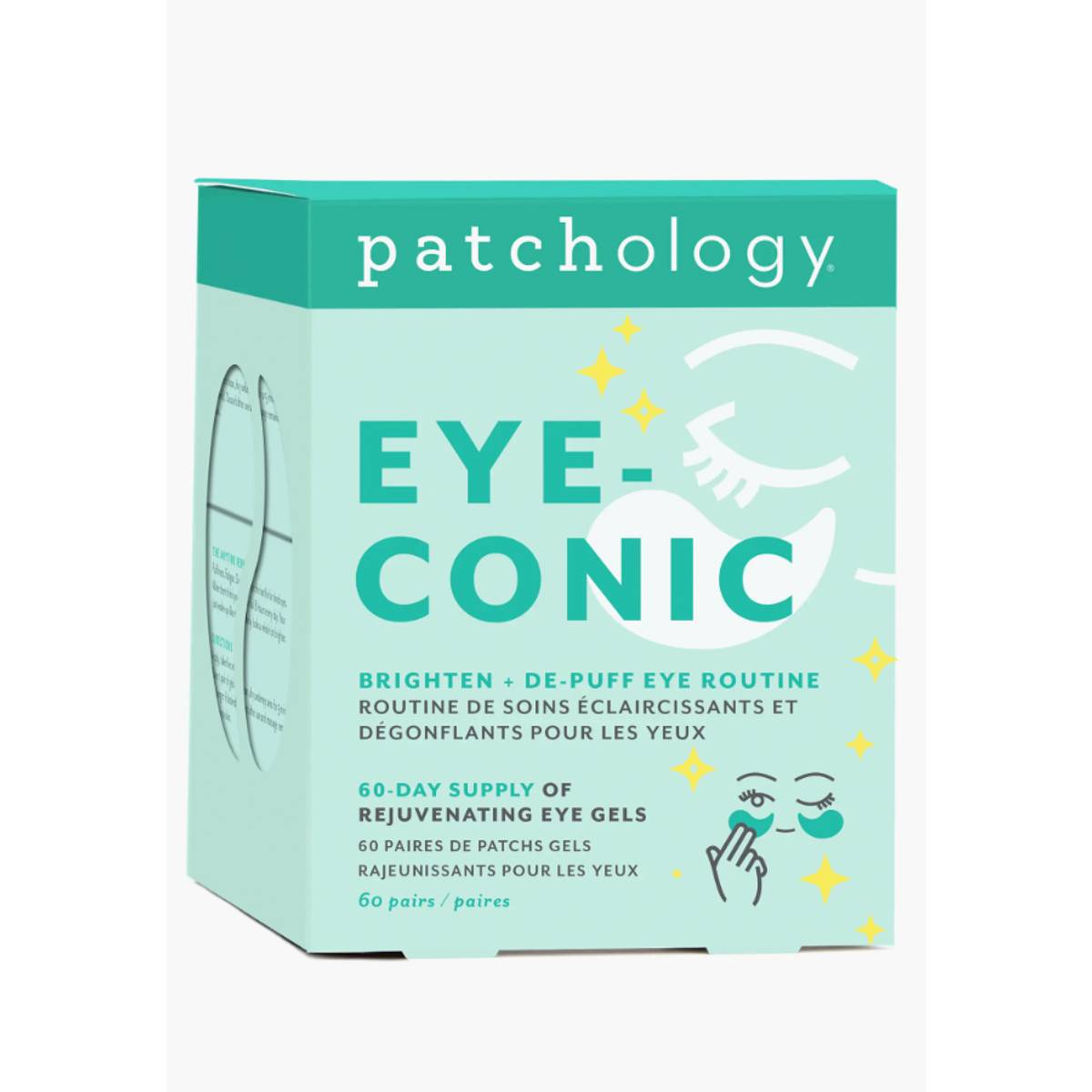 Patchology Eye-Conic Brighten + De-Puff Eye Routine Set - 60 Pairs