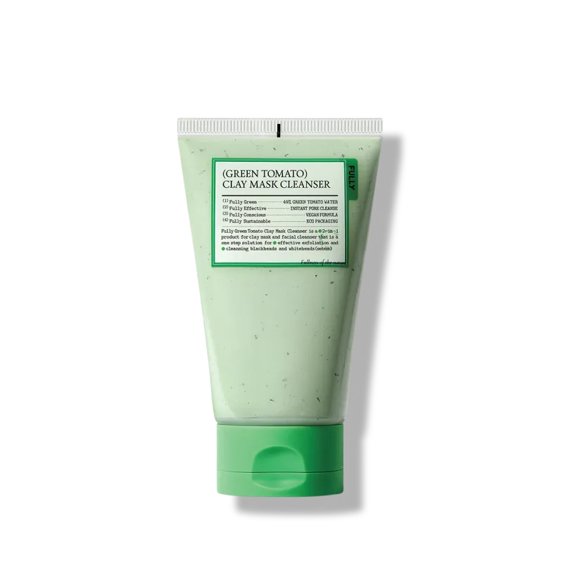FULLY Green Tomato Pore Detox Clay Mask Cleanser